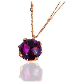 Pendentif en or avec améthyste et diamants Pasquale Bruni Autre
