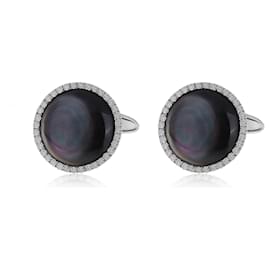 Autre Marque-Cufflinks with diamonds and mother-of-pearl Safo Joailleri-Other