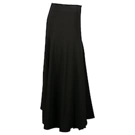 Céline-Celine asymmetric skirt-Black