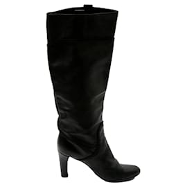 Saint Laurent-Сапоги Yves Saint Laurent-Black