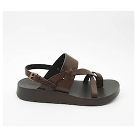 Saint Laurent-Saint Laurent Sandals-Brown