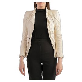 Chaqueta de cuero Marc Jacobs Blanco