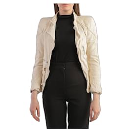 Marc Jacobs Leather Jacket White