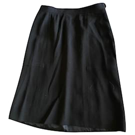 Jupe noire Yves Saint Laurent Noir