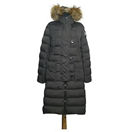 Moncler Long Down Jacket Grey Grey