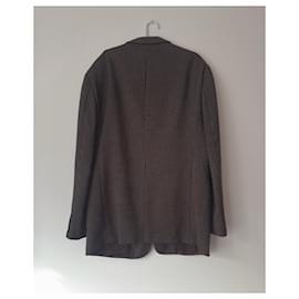 Armani-Blazers Jackets-Brown
