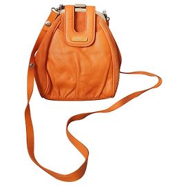 Autre Marque Mimco Mini Bag Orange Leather Orange