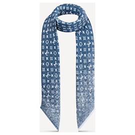 Louis Vuitton-LV Scialle denim nuovo-Blu