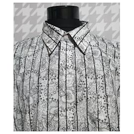 Versace-Camisas-Preto,Branco