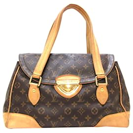 Louis Vuitton-Louis Vuitton Brown Monogramm Beverly GM-Braun