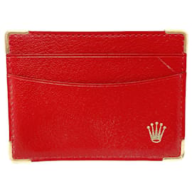 Rolex Wallet Red