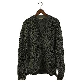 SAINT LAURENT  19AW YAGB2 WOOL CARDIGAN Mohair blend / XL / Wool / GRY / Total pattern 577643 Grey