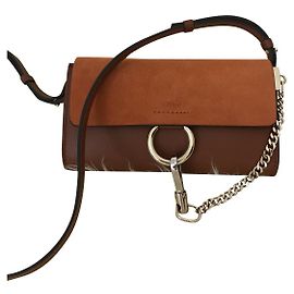 Bolsa Faye pequena da Chloé Castanho claro