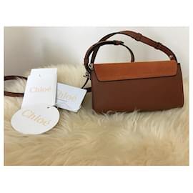 Chloé-Small Faye bag by Chloé-Light brown