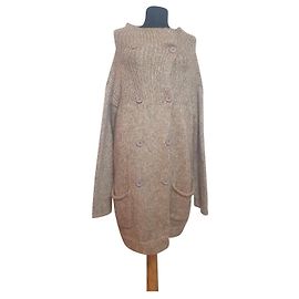 By Malene Birger Strickjacke beige Wolle Mohair Beige
