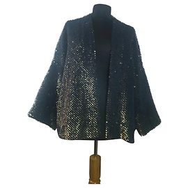 Autre Marque Cardigan Ottod'Ame azul e dourado Azul Dourado