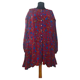 Free People-Robes-Multicolore