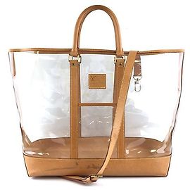 Louis Vuitton Centenaire Sac Isaac Mizrahi Vinil Couro Transparente Outro
