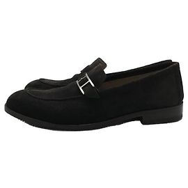 Hermès HERMES Loafers / 40.5 / BRW / suede / with storage bag / box / 171343zh Brown