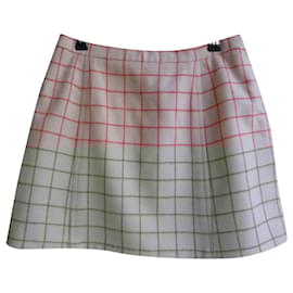 Hermès-Skirts-Red,Eggshell