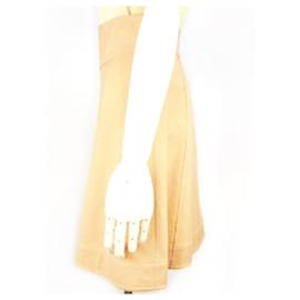 Fendi-[Used] Fendi Flare Skirt Pink Beige 40 Size Ladies Date Casual-Beige