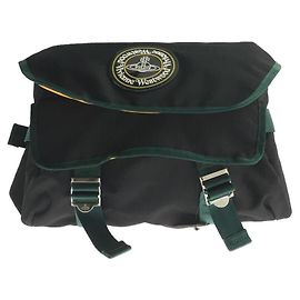 Vivienne Westwood Body bag / gefütterte Klappe / Gürteltasche / Polyester / schwarz / VWH001 Schwarz