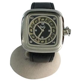 Dolce & Gabbana Quarzuhren Schwarz Silber