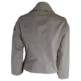 Yohji Yamamoto-Yohji Yamamoto Asymmetrical Jacket-Beige