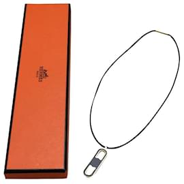 Hermès-Bijoux-Noir,Argenté