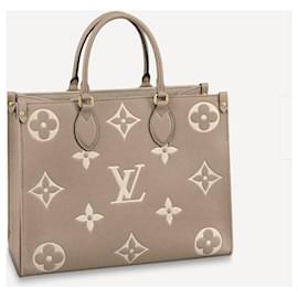 Louis Vuitton-LV Onthego MM nuovo bicolore-Beige