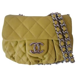 Sac Chanel Chain around Jaune