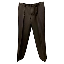 Lanvin-Schwarze, taillierte Hose im Vintage-Stil-Schwarz