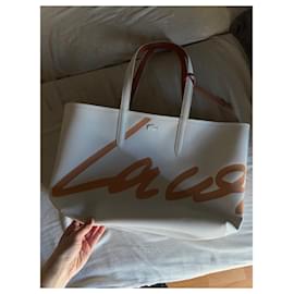 Lacoste-Bag-White,Beige,Chocolate