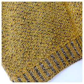 Prada-Prada AW15 Golden Mustard Cashmere/Silk Knitted Vest-Mustard