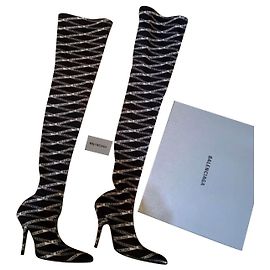 Balenciaga botas balensiaga Negro
