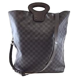 Louis Vuitton-Louis Vuitton Folded Messenger Bag Damier Cobalt Canvas-Brown