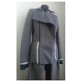 Aigner-Coats, Outerwear-Grey