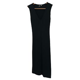 Versace Jeans Couture Kleid Schwarz Acetat Schwarz