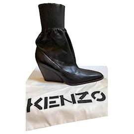 Kenzo-Botas de tornozelo-Preto