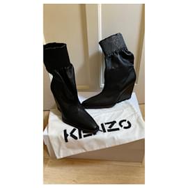 Kenzo-Botas de tornozelo-Preto