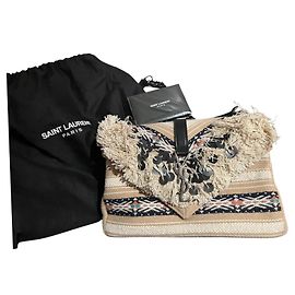 Saint Laurent College Medium Berber Beige