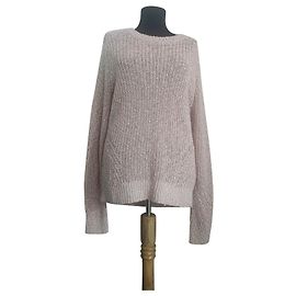 Pull Veronica Beard Leah Rib Or Rose XL XXL Rose