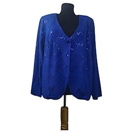 Bob Mackie Blue Blazer XL Blue
