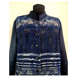 Riani-Manteaux, Vêtements d'extérieur-Bleu,Multicolore