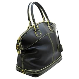 Louis Vuitton-Louis Vuitton Black Suhali Lockit PM-Black