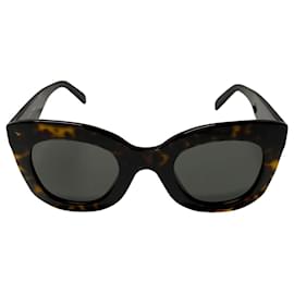 Céline-Celine Butterfly S005 Sunglasses In Brown Acetate-Other