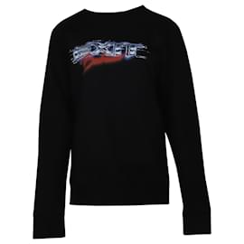 Balmain Exit Sweatshirt in Black Cotton Black