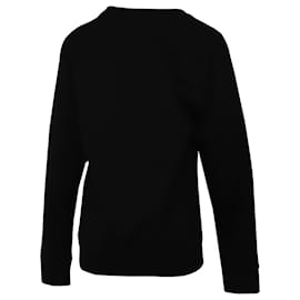 Balmain-Balmain Exit Sweatshirt in Black Cotton-Black