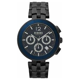 Autre Marque-Logo Gent Chrono Bracelet Watch-Black