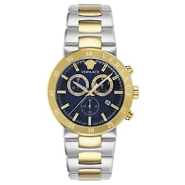 Versace-Urban Mystique Chronograph Watch-Golden,Metallic